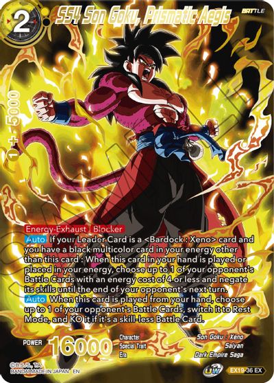 SS4 Son Goku, Prismatic Aegis [EX19-36] | Devastation Store