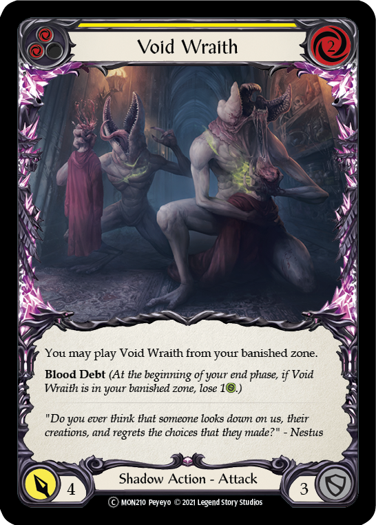 Void Wraith (Yellow) [U-MON210] Unlimited Edition Normal | Devastation Store