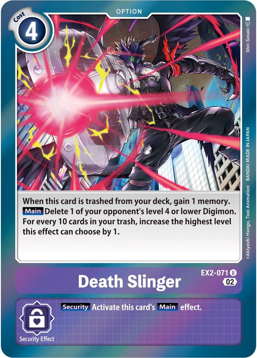 Death Slinger [EX2-071] (Alternate Art) [Starter Deck: Beelzemon Advanced Deck Set] | Devastation Store