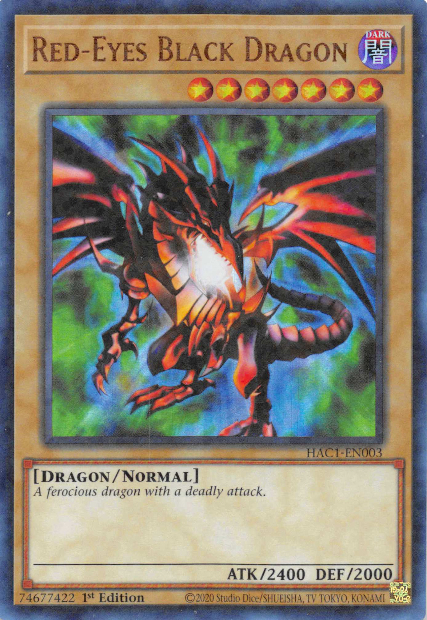 Red-Eyes Black Dragon (Duel Terminal) [HAC1-EN003] Parallel Rare | Devastation Store