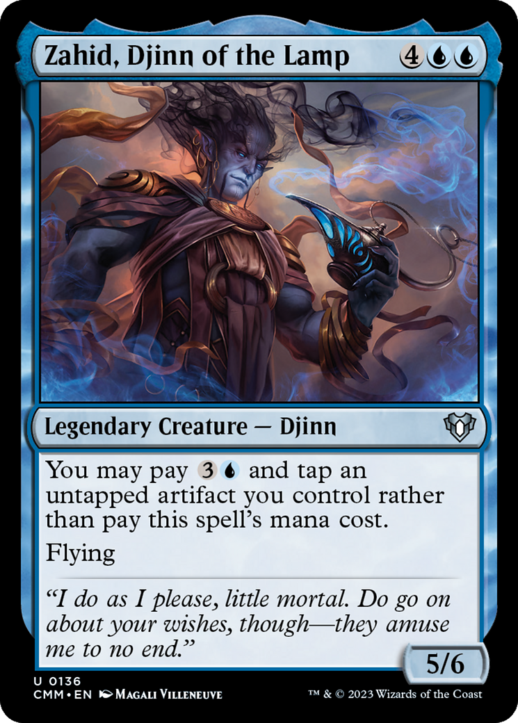 Zahid, Djinn of the Lamp [Commander Masters] | Devastation Store