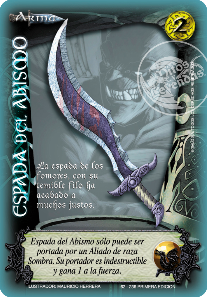 Espada del Abismo, Leyendas - Devastation Store | Devastation Store