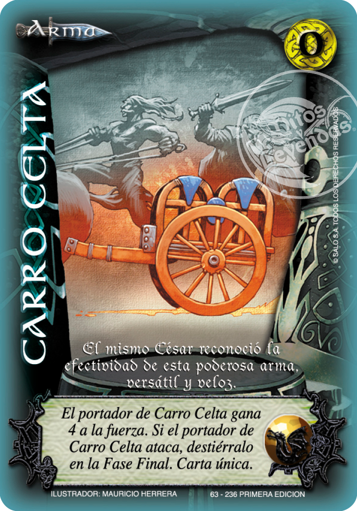 Carro Celta, Leyendas - Devastation Store | Devastation Store