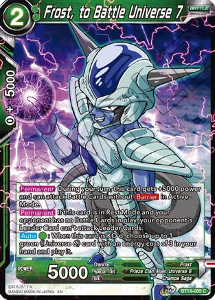 Frost, to Battle Universe 7 [BT16-065] | Devastation Store