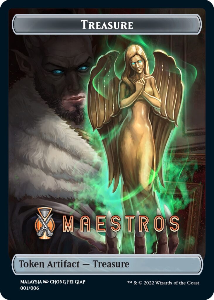 Treasure Token (Maestros) (Southeast Asia Artists) [Streets of New Capenna Tokens] | Devastation Store