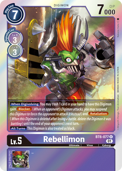 Rebellimon [BT6-077] [Double Diamond] | Devastation Store