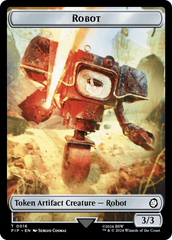 Radiation // Robot Double-Sided Token [Fallout Tokens] | Devastation Store