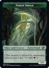 Powerstone // Forest Dryad Double-Sided Token [The Brothers' War Tokens] | Devastation Store