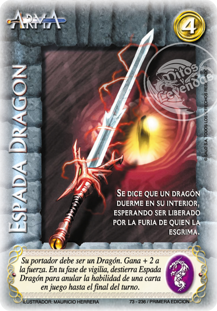 Espada Dragón, Leyendas - Devastation Store | Devastation Store