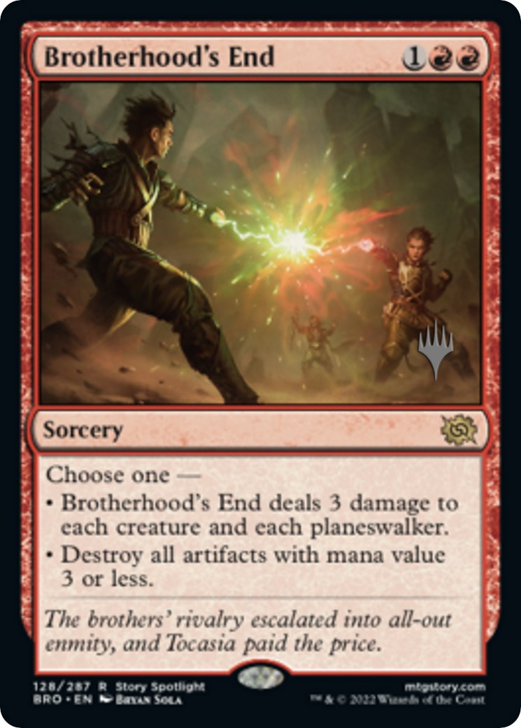 Brotherhood's End (Promo Pack) [The Brothers' War Promos] | Devastation Store