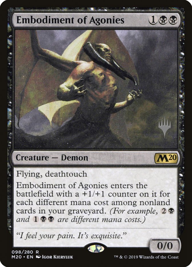 Embodiment of Agonies (Promo Pack) [Core Set 2020 Promos] | Devastation Store