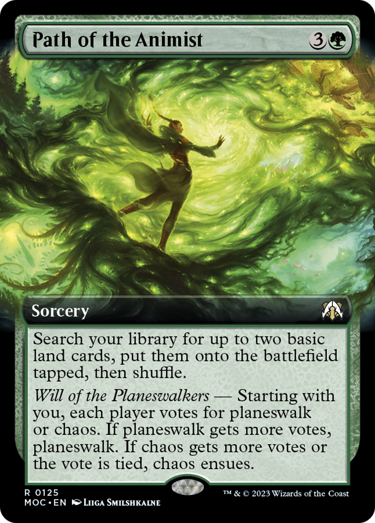 Path of the Animist (Extended Art) [March of the Machine Commander] | Devastation Store
