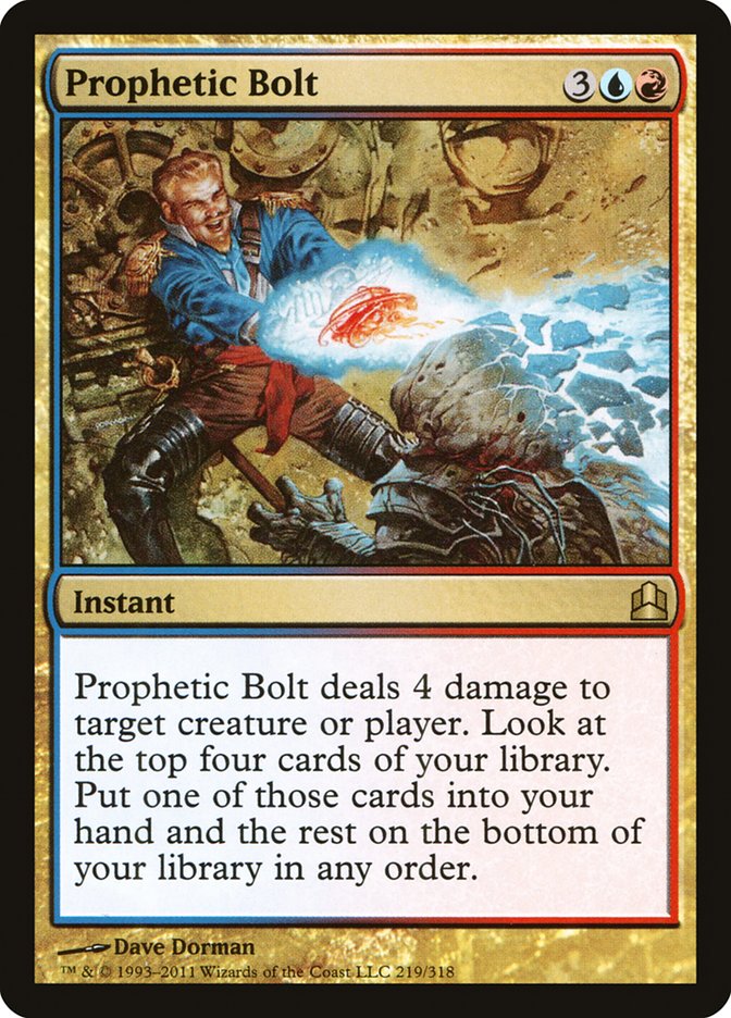 Prophetic Bolt [Commander 2011] | Devastation Store