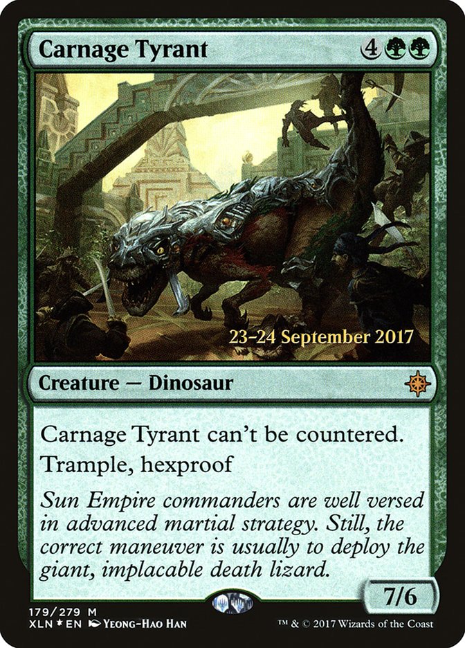 Carnage Tyrant  [Ixalan Prerelease Promos] | Devastation Store