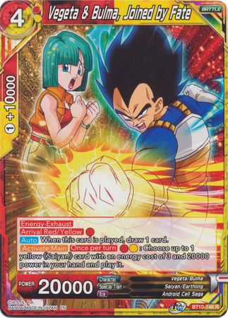 Vegeta & Bulma, Joined by Fate (BT10-146) [Rise of the Unison Warrior 2nd Edition] | Devastation Store