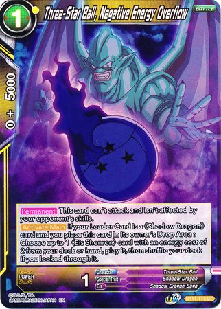 Three-Star Ball, Negative Energy Overflow [BT11-115] | Devastation Store