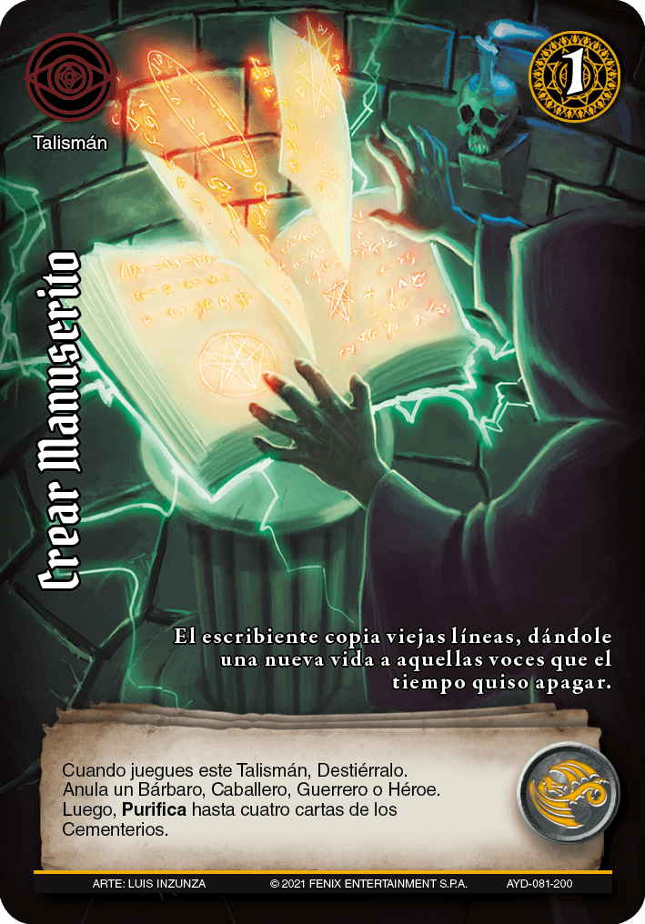 Crear Manuscrito A&D-81 | Devastation Store