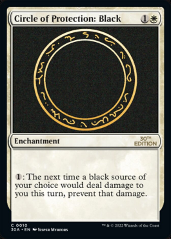 Circle of Protection: Black [30th Anniversary Edition] | Devastation Store