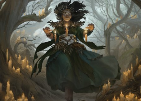 Candlegrove Witch 1 Art Card [Innistrad: Midnight Hunt Art Series] | Devastation Store