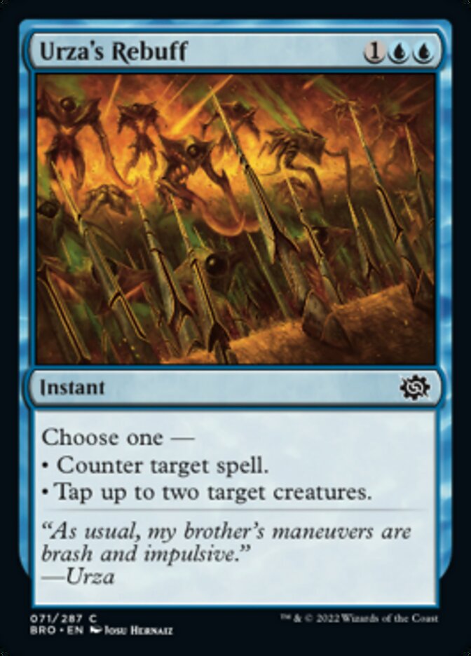 Urza's Rebuff [The Brothers' War] | Devastation Store