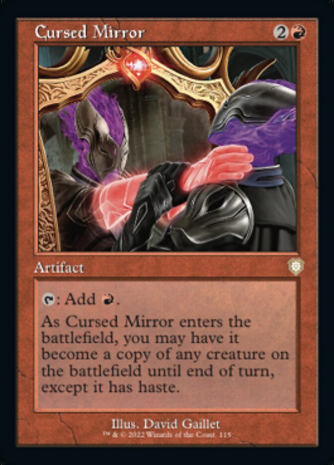 Cursed Mirror (Retro) [The Brothers' War Commander] | Devastation Store