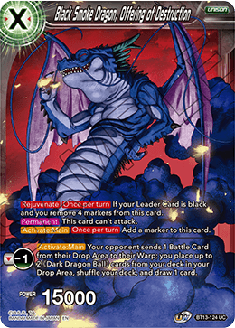 Black Smoke Dragon, Offering of Destruction (Uncommon) [BT13-124] | Devastation Store