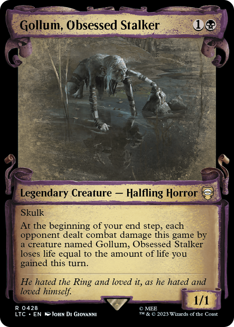 Gollum, Obsessed Stalker [The Lord of the Rings: Tales of Middle-Earth Commander Showcase Scrolls] | Devastation Store