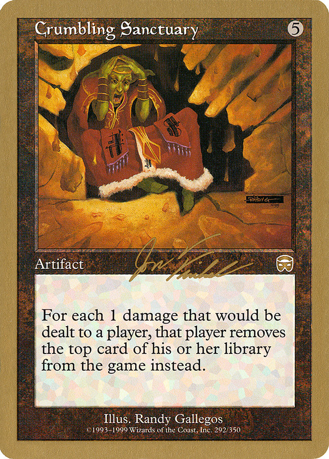 Crumbling Sanctuary (Jon Finkel) [World Championship Decks 2000] | Devastation Store