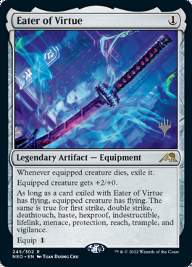 Eater of Virtue (Promo Pack) [Kamigawa: Neon Dynasty Promos] | Devastation Store