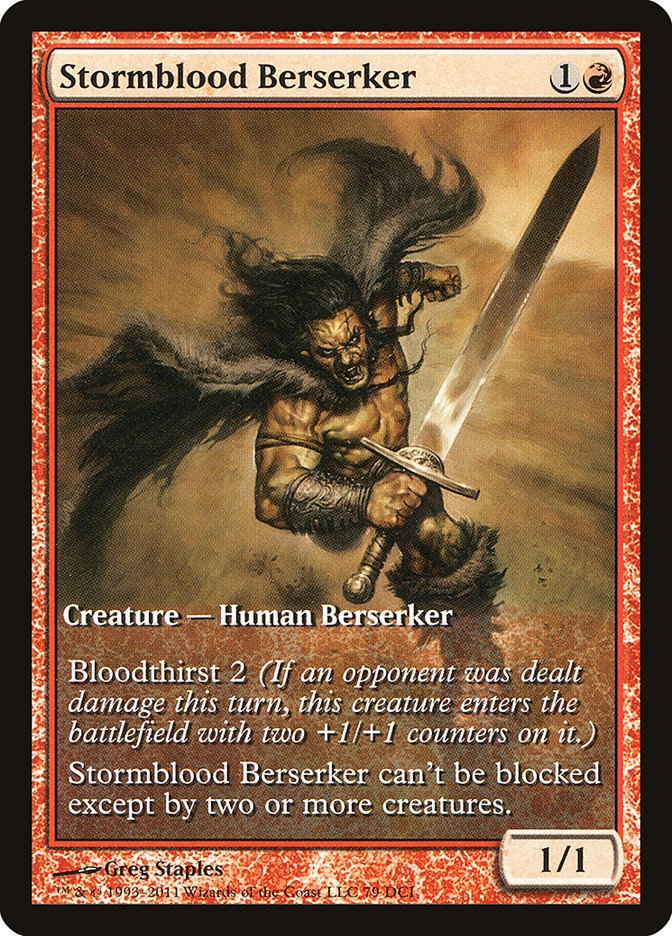 Stormblood Berserker (Extended) [Magic 2012 Promos] - Devastation Store | Devastation Store