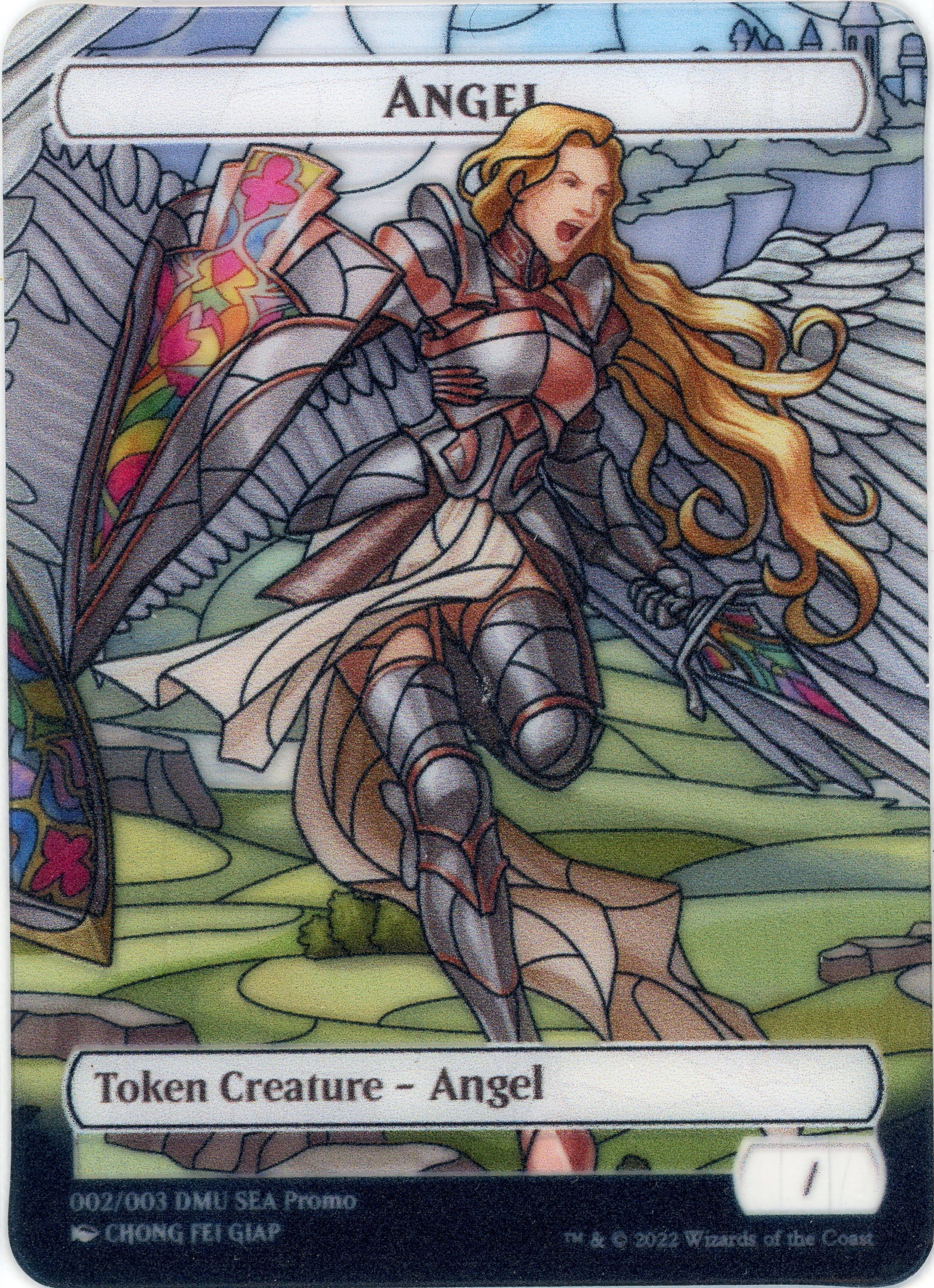Angel Token (SEA Exclusive) [Dominaria United Tokens] | Devastation Store