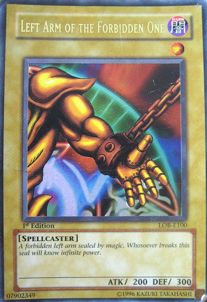 Left Arm of the Forbidden One [LOB-E100] Ultra Rare | Devastation Store