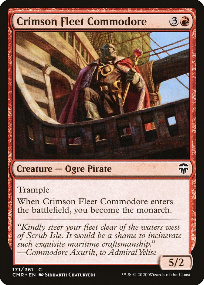 Crimson Fleet Commodore [Commander Legends] | Devastation Store