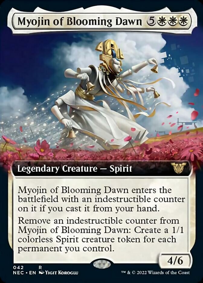 Myojin of Blooming Dawn (Extended) [Kamigawa: Neon Dynasty Commander] | Devastation Store