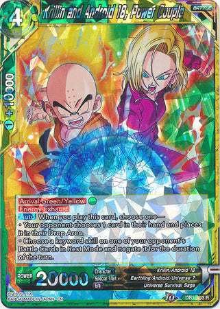Krillin and Android 18, Power Couple (DB1-093) [Dragon Brawl] | Devastation Store