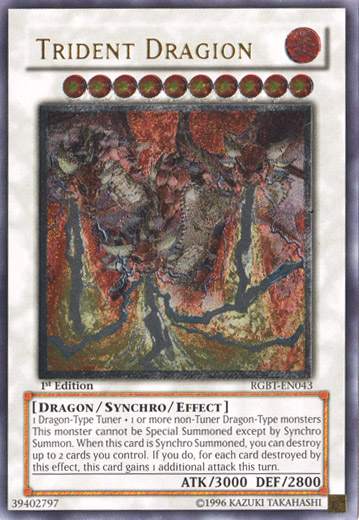 Trident Dragion [RGBT-EN043] Ultimate Rare | Devastation Store