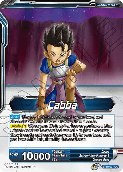 Cabba // SS Cabba, Proud Volley [BT15-031] | Devastation Store