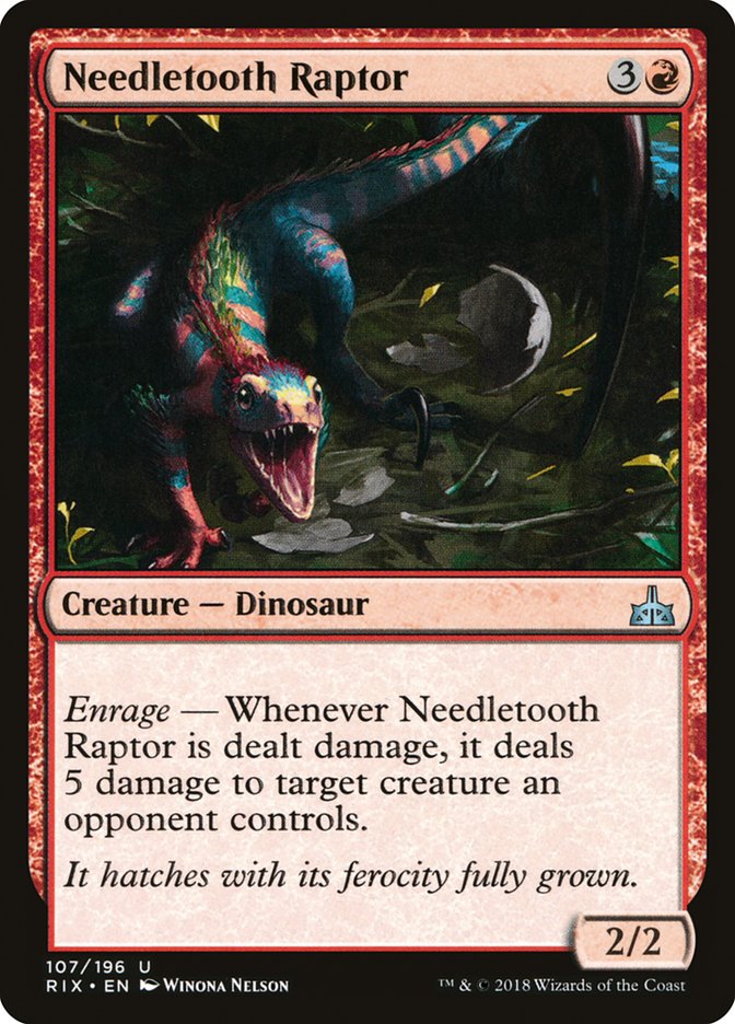 Needletooth Raptor [Rivals of Ixalan] | Devastation Store