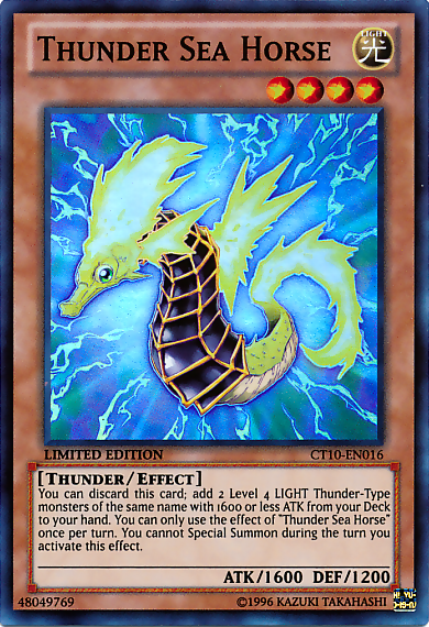 Thunder Sea Horse [CT10-EN016] Super Rare | Devastation Store