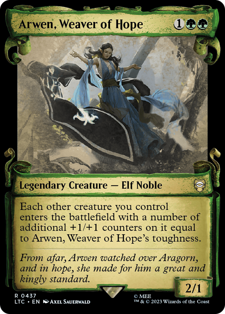 Arwen, Weaver of Hope [The Lord of the Rings: Tales of Middle-Earth Commander Showcase Scrolls] | Devastation Store