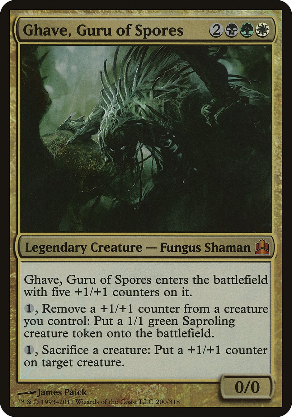 Ghave, Guru of Spores (Oversized) [Commander 2011 Oversized] | Devastation Store