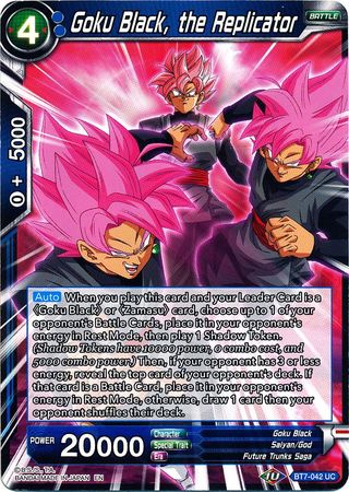 Goku Black, the Replicator [BT7-042] | Devastation Store