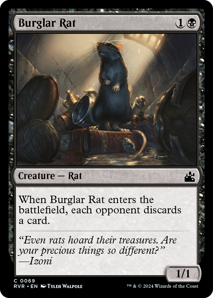 Burglar Rat [Ravnica Remastered] | Devastation Store