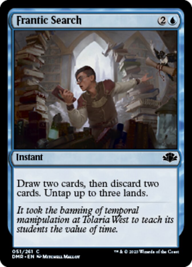 Frantic Search [Dominaria Remastered] | Devastation Store