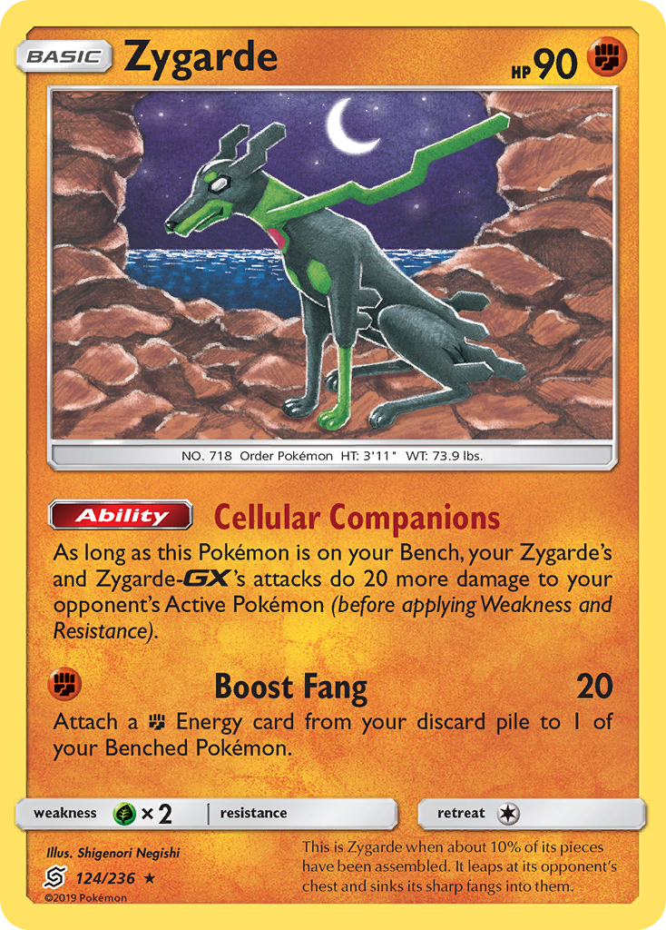 Zygarde (124/236) [Sun & Moon: Unified Minds] | Devastation Store