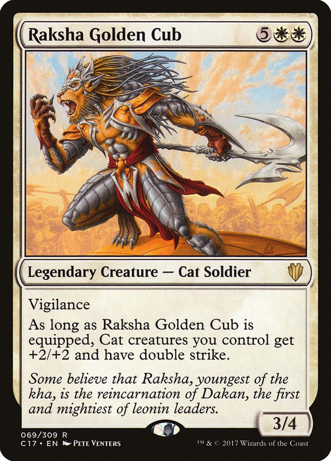 Raksha Golden Cub [Commander 2017] - Devastation Store | Devastation Store