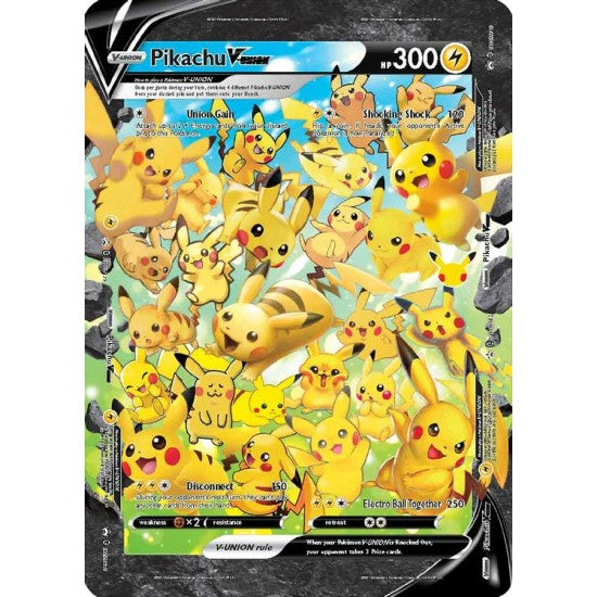 Pikachu V-UNION (Jumbo Card) [Sword & Shield: Black Star Promos] | Devastation Store