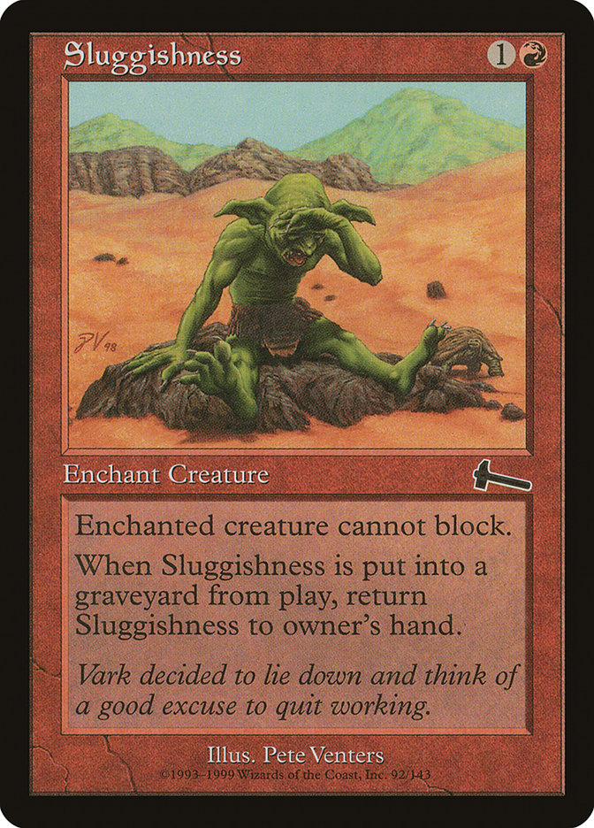 Sluggishness [Urza's Legacy] - Devastation Store | Devastation Store