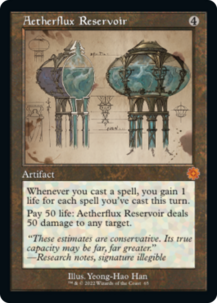 Aetherflux Reservoir (Retro Schematic) [The Brothers' War Retro Artifacts] | Devastation Store