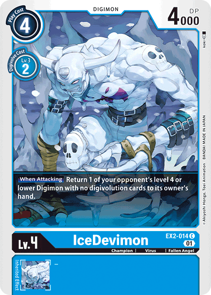 IceDevimon [EX2-014] [Digital Hazard] | Devastation Store